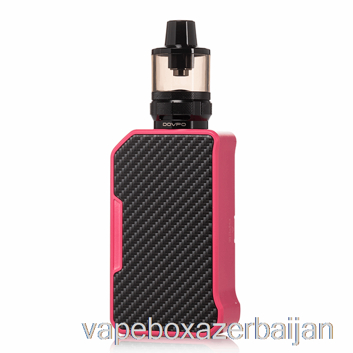 Vape Smoke DOVPO MVP 220W Starter Kit Carbon Fiber Pink
